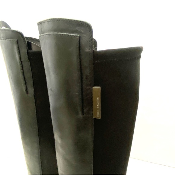 Vince Camuto Women's Black Multi-Texture Kellisi Stretch Panel Knee High Boot - Picture 15 of 16